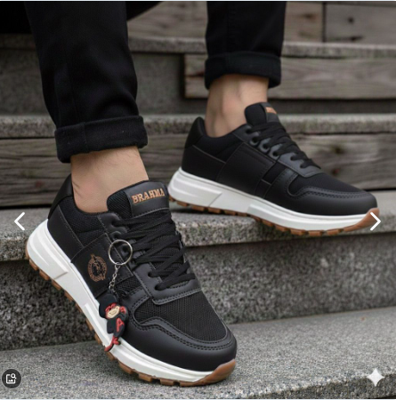Tenis BRAHMA color negro